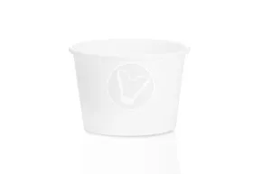 Paper cup for ice cream, 250 ml, white
