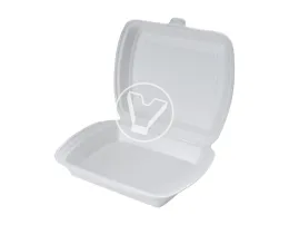 Container (lunch box) 81 LB M (type B) with lid, 247*206*70 mm, white