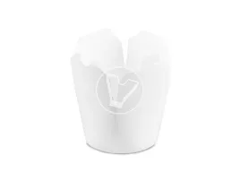 Paper container for China Box noodles, white, 500 ml