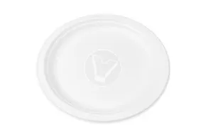 Flat plate, white, diameter 225 mm, Verde Vita