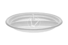 Flat plate, with three sections, diameter 205 mm, StirolPlast