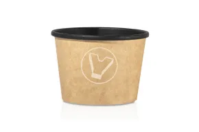 Супница OneBowl, 380 мл, черная, без крышки