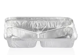 Aluminum container C3, with 3 sections, 225*170*42 mm, Lamina