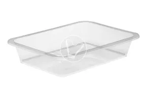 Sealing container, transparent, 187*137*36 mm, 570 ml