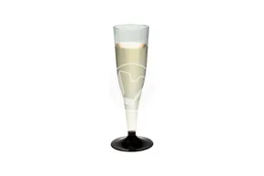 Champagne goblet "Flute", 180 ml, (on short stem)
