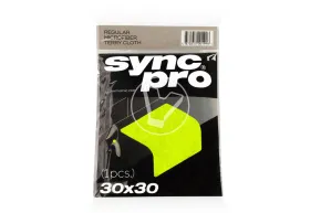 Салфетка из микрофибры с длинным ворсом 30*30, 320 гсм, SyncPro (салатовая)