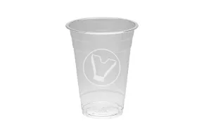 Plastic cup, shaker, transparent, 400 ml, Cyclyc