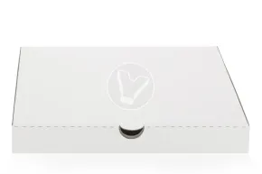 Коробка для пиццы, 330*330*40 мм, гофро, белая