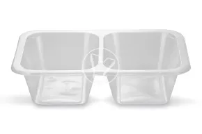Sealing container, transparent, 180*137*45 mm, 626 ml
