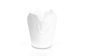 Paper container for China Box noodles, white, 750 ml