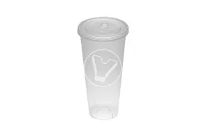 Plastic cup, matte, 650 ml