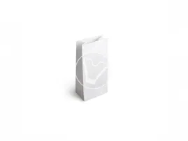 Bag with straight bottom, white, 80*50*170 mm