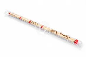 Bamboo round chopsticks, 23cm, with a toothpick, individually wrapped