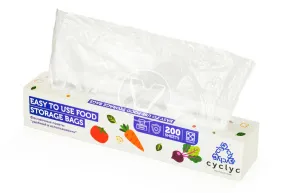 Produce plastic bag in a roll, 25*35cm, 250pcs, transparent Cyclic