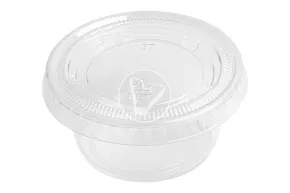 Lid for gravy boats 30/50 ml, d 62 mm, PET, Cyclyc