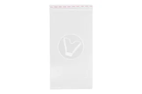 Transparent bag with adhesive tape, 16*30 cm, 25 microns