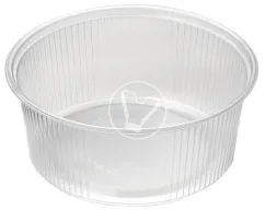Round container 200 ml, d 101, height 41.2 mm, transparent