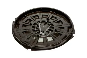Cake container, brown, T-235/2, diameter 235 mm