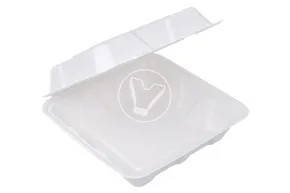 Container (lunch box) with lid 1570 ml, 230*228*50 mm, Verde Vita