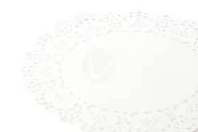 Салфетка с ажурным краем, круглая, d 280 мм, белая, 250 шт/уп, Deco