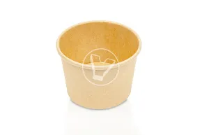 Kraft soup bowl without lid EcoSoup, 250 ml, Verde Vita