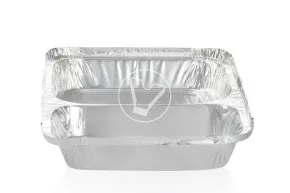 Aluminum container C2, with 2 sections, 225*170*42 mm, Lamina