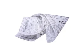 Moisture-resistant wrapping paper, white, 390*390 mm