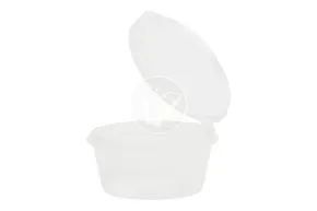 Sauce bowl with combined lid, transparent, 80 ml