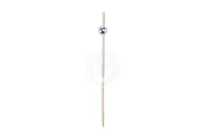 Bamboo skewer "Pearl", silver, 12cm