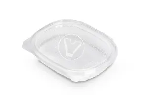 Oval container for salad RKS-250, transparent