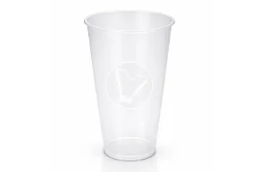 Glass 500 ml transparent with a square bottom
