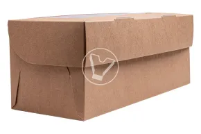 Упаковка для маффинов ECOMUF 3, 3 отделения, 250*100*100 мм