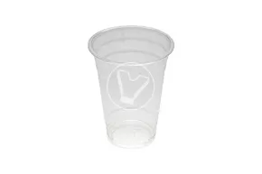 Plastic cup, shaker, transparent, 400 ml, Cyclyc
