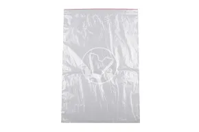 Plastic poly bag with resealable lock, 300*400 mm