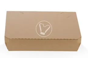 Pizza box, 250*250*40 mm, corrugated, craft