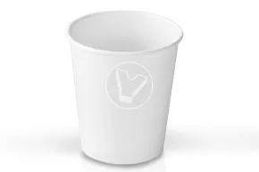 Paper cup 250 ml, white, d 80 mm