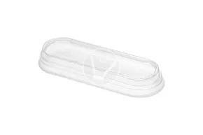 Plastic lid for dessert container "Limoncello", oval, 5079/1