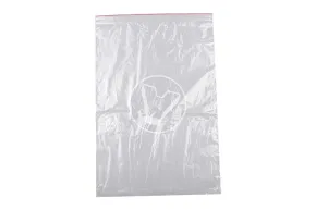 Plastic poly bag with resealable lock, 250*350 mm