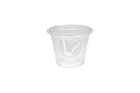 Plastic cup, transparent, 200 ml, Cyclyc