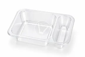Sealing tray (187×137×45 mm, 80/20), 626 ml, transparent
